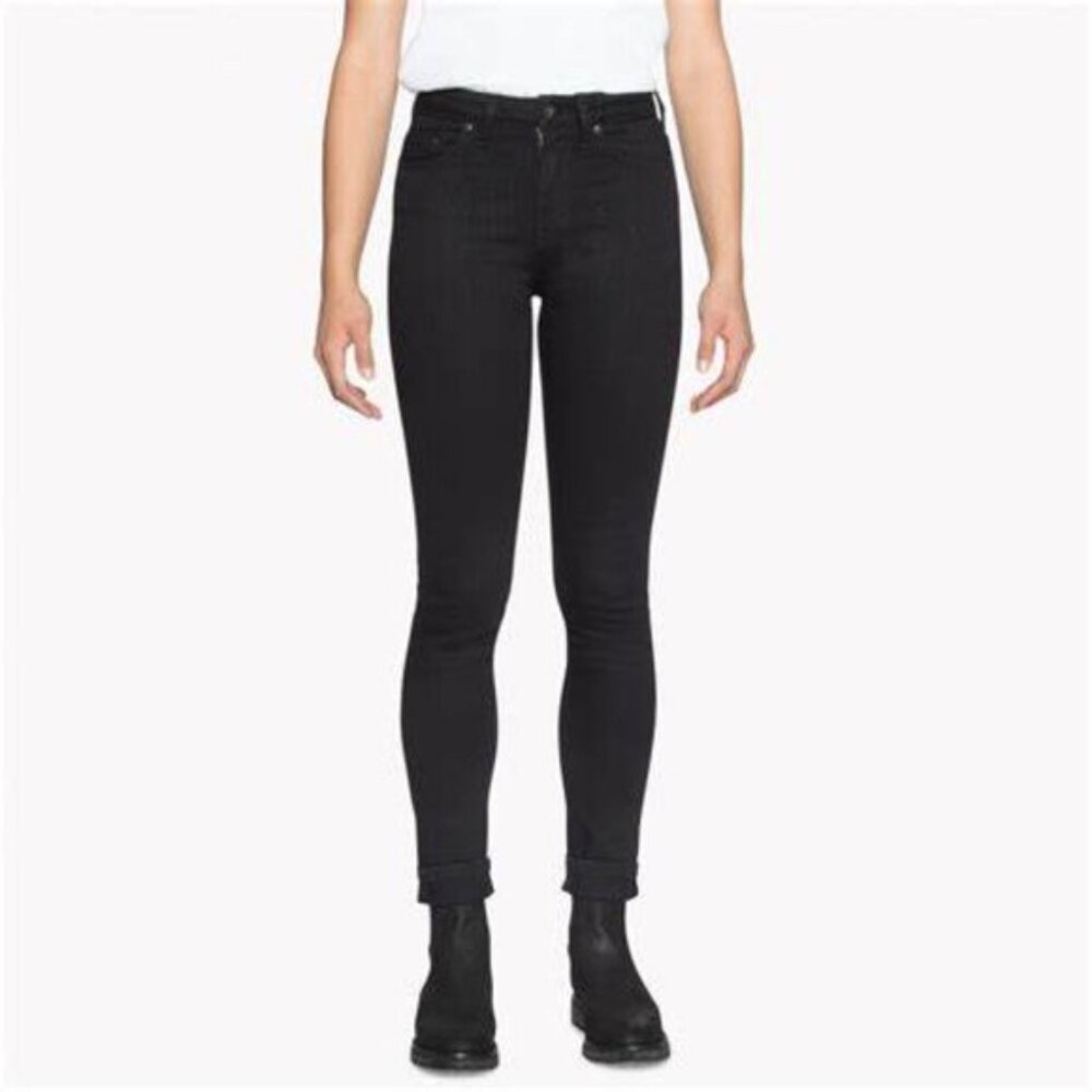 Naked & Famous Denim Black Power Stretch Jeans Size 32/32